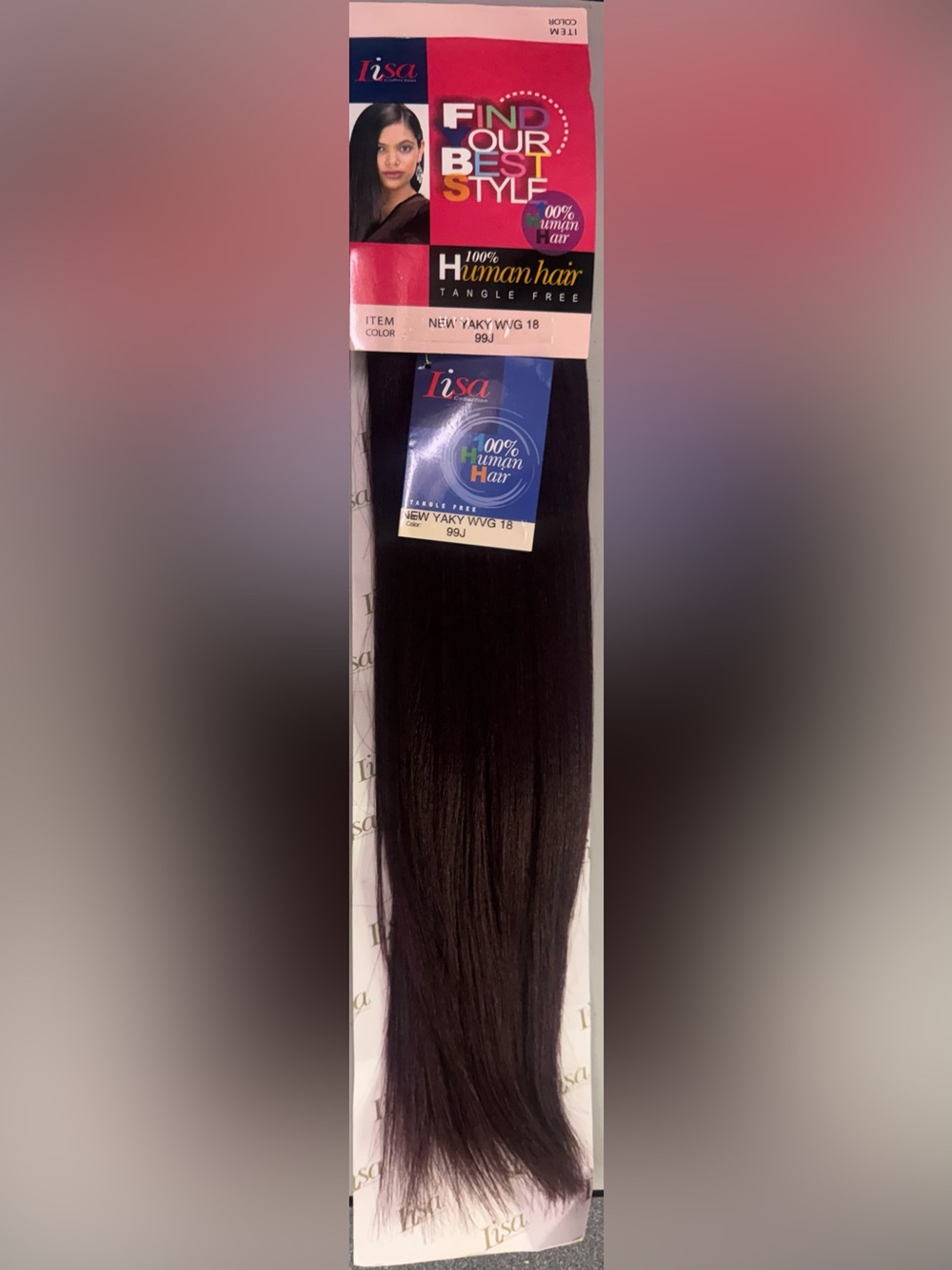 Lisa collection. 100% human hair. New yaky.